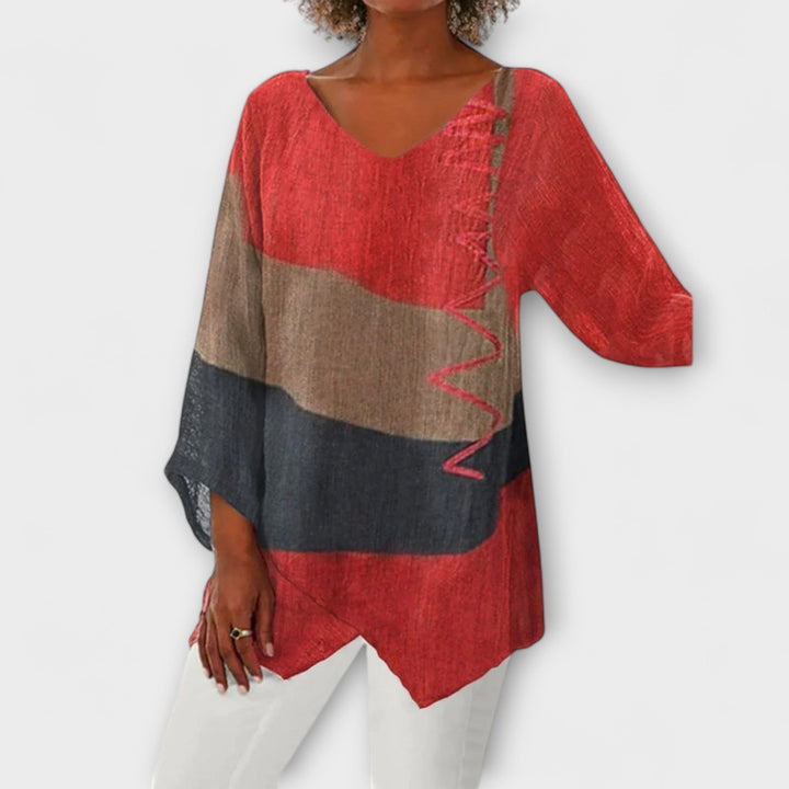 Chloe | Creative V‑Neck Tunic
