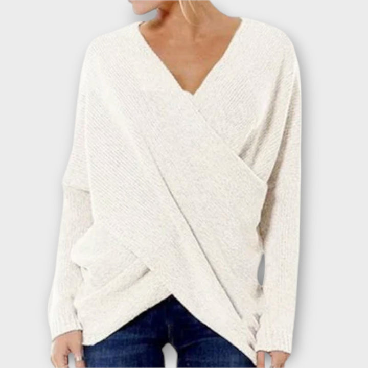 Heidi | Cross-Front Sweater